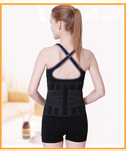 Waist Trimmer Sauna Ab Belt For Women & Men - Waist Trainer Stomach Wrap