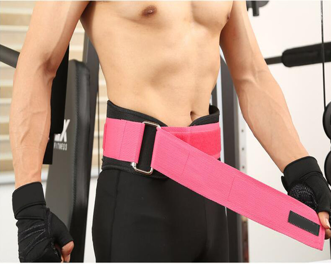 Nylon Weight lifting Belt with Flexible Ultralight Foam Core