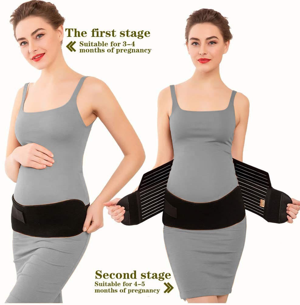 Maternity Belly Band for Pregnancy - Soft & Breathable Pregnancy Belly Support Belt - Pelvic Support Bands - Tummy Band Sling for Pants - Pregnancy Back Brace