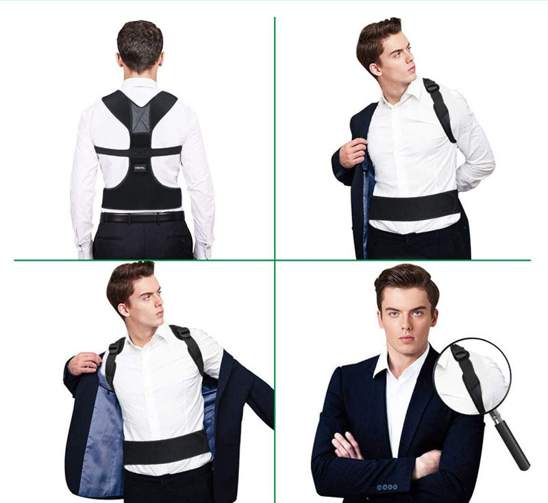 Posture Corrector for Women & Men Back Brace Straightener Breathable with Adjustable Strap for Upper Back Shoulder Pain