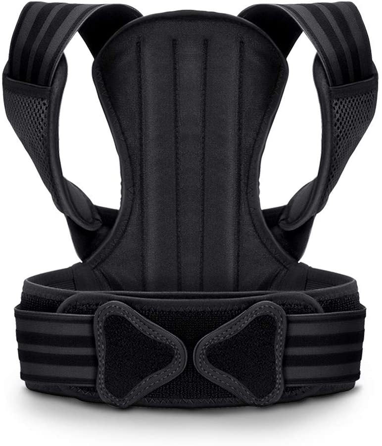 Posture Corrector for Men and Women, One Size Fits Most Adjustable Upper Back Brace for Pain Relief & Support, Comfortable & Breathable Straps, Invisible Under Clothing