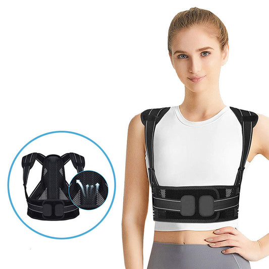 Cross-Back Mesh Posture Support Brace
