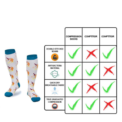 Compression Socks for Women & Men Medical Circulation Compression Socks,Best for Nurses,Youth,Nursing,Running,Travel