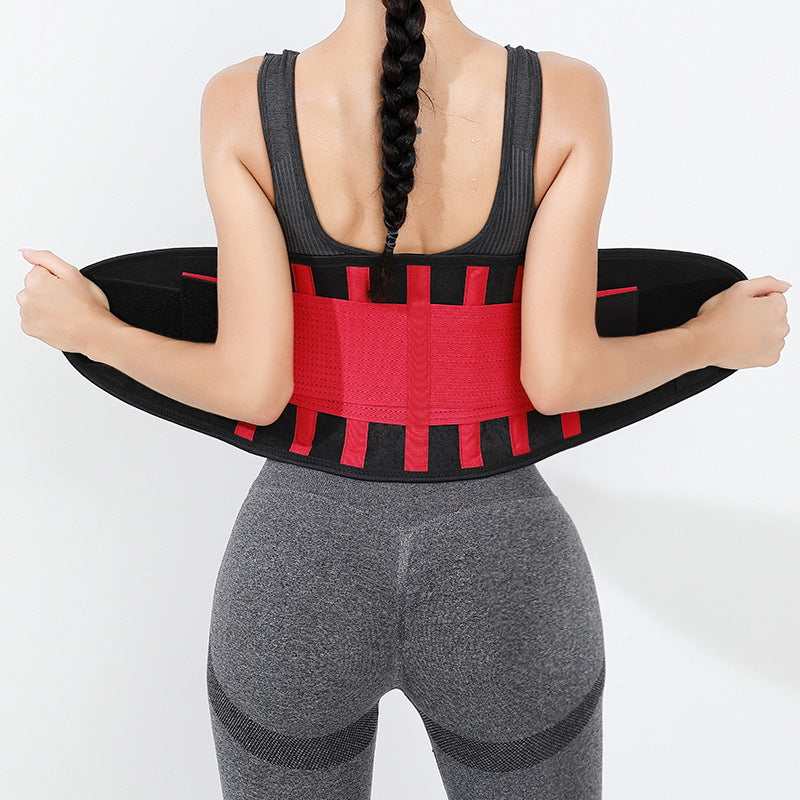 Colorful diving material support sports belt fitness sweat waist waist abdominal support belt