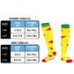 Cute Women Compression Socks for Circulation, Knee High Stockings Support for Nurse, Cycling, Hiking, Riding, Running