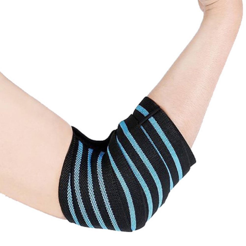 Elbow Brace for Weightlifting Compression, Comfortable and Adjustable Elbow Support for Tendonitis and Arthritis - Pair