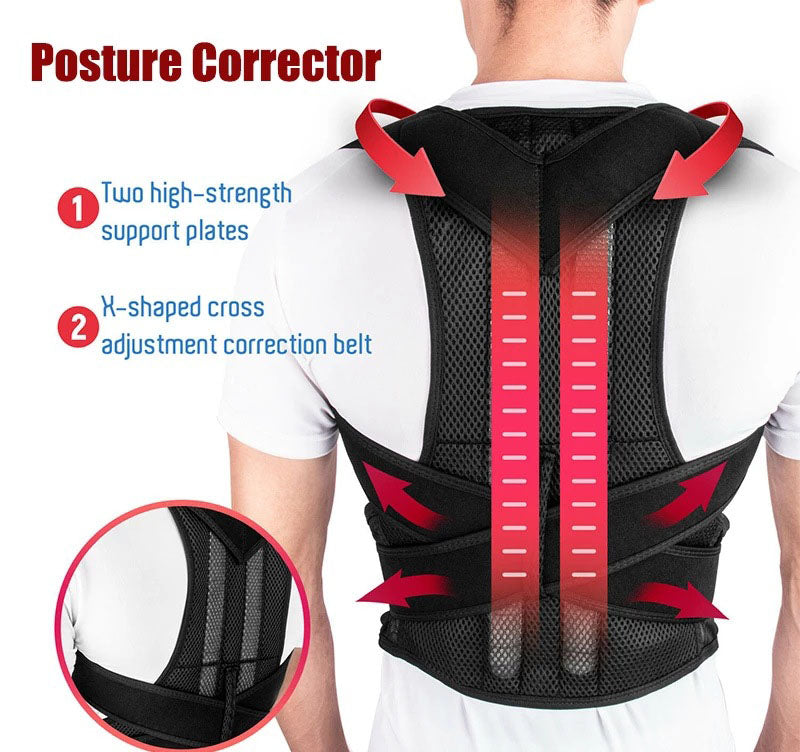 Straight Back Support Posture Correction Upright Posture Back