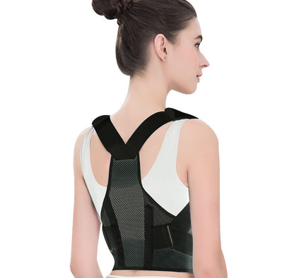 Posture corrector for Women and Men Adjustable Upper Back Brace , Breathable Back Support straightener and Providing Pain Relief from Neck, Shoulder, and Clavicle, Back.