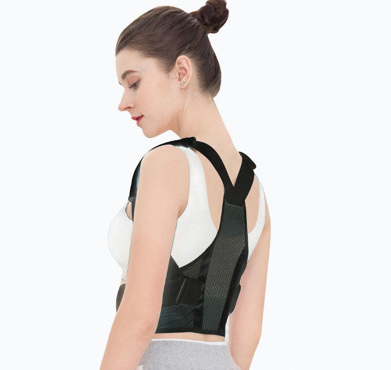 Women's posture corrective outlet brace