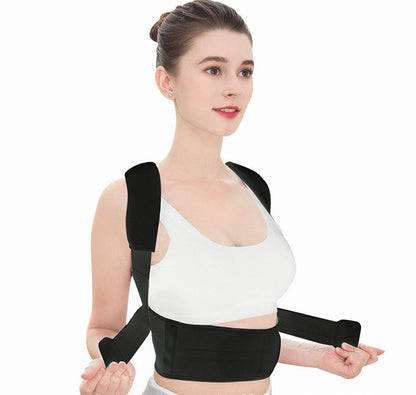 Posture corrector for Women and Men Adjustable Upper Back Brace , Breathable Back Support straightener and Providing Pain Relief from Neck, Shoulder, and Clavicle, Back.