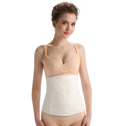 Pregnant women postpartum cotton gauze abdominal belt breathable belt body shaping restraint belt