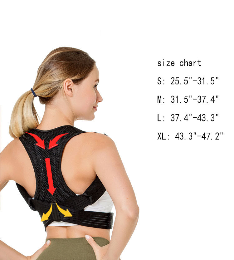 Unisex Back Corrector Steel Plate Support Invisible Correction Belt Shoulder Correction Belt