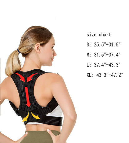 Unisex Back Corrector Steel Plate Support Invisible Correction Belt Shoulder Correction Belt