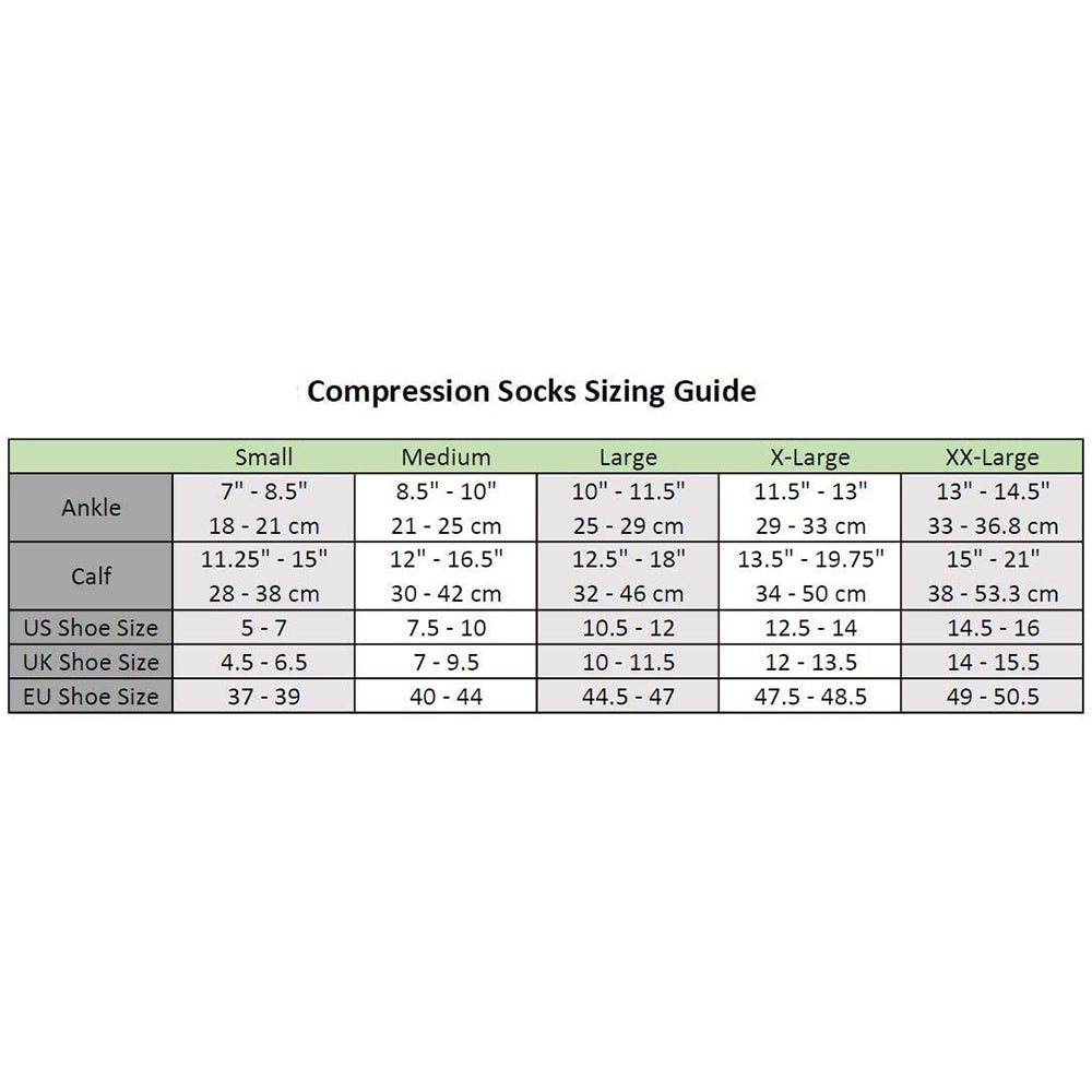 Compression Socks, Open Toe 20-30 mmHg Graduated Compression