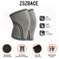 ZSZBACE Knee Sleeves - 7mm Thick Compression Knee Brace Support for Weightlifting, Powerlifting, Squats & CrossFit Training Fitness for Women and Men, 6 SIZE