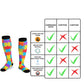 Compression Socks - Knee High for Running, Athletics, Travel - 1 Pair