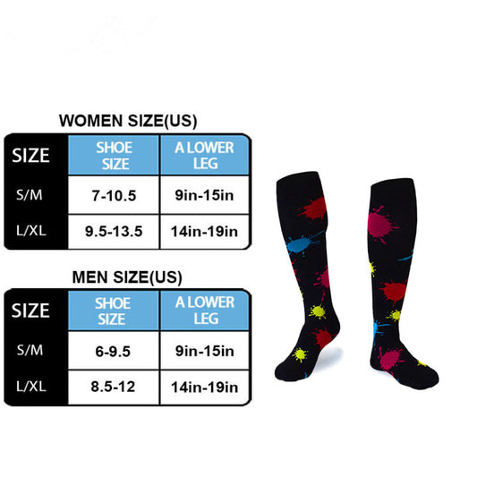 Paint Splash Compression Socks