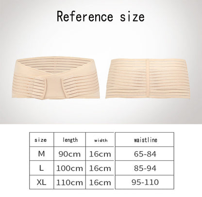 Pregnant women's postpartum pelvic belt breathable elastic postpartum abdominal belt to close the crotch to raise the hip to correct the pelvis belt