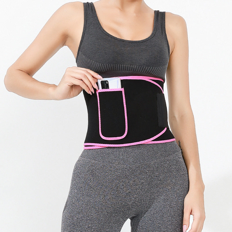 Waist Trimmer Sweat Waist Trainer Women Waist Sweat Belt Band Belly Stomach Wrap