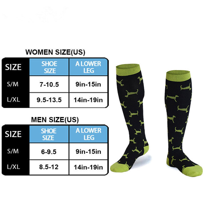 Compression Socks for Women & Men - 1 Pairs 20-30 mmHg Compression Stockings for Medical, Nurse, Running