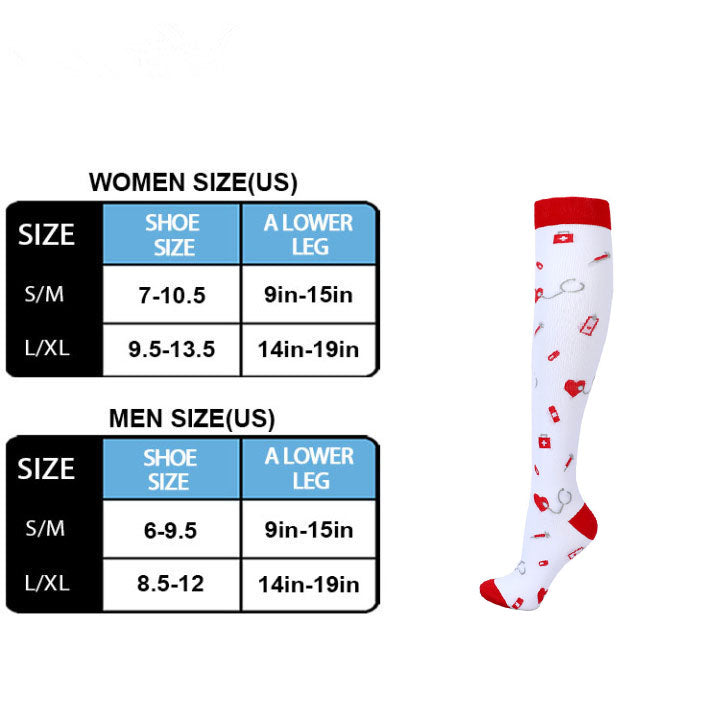 Medical Compression Socks for Women and Men Circulation Compression Stockings for Running Nursing Travel