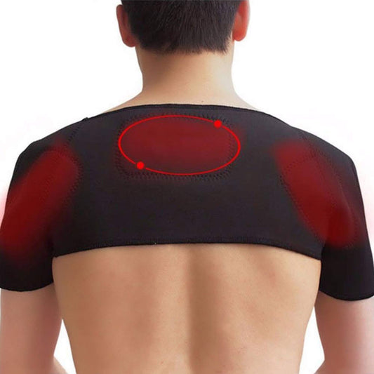 Tourmaline Warm Brace Self Heating Massage Belt for Neck Shoulder Support Brace