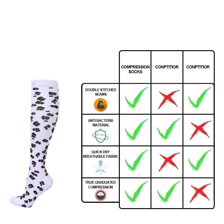ZSZBACE Compression Socks for Women & Men 20-30mmHg, Premium Medical Socks for Pregnancy, Edema, Nursing, Running, Travel.