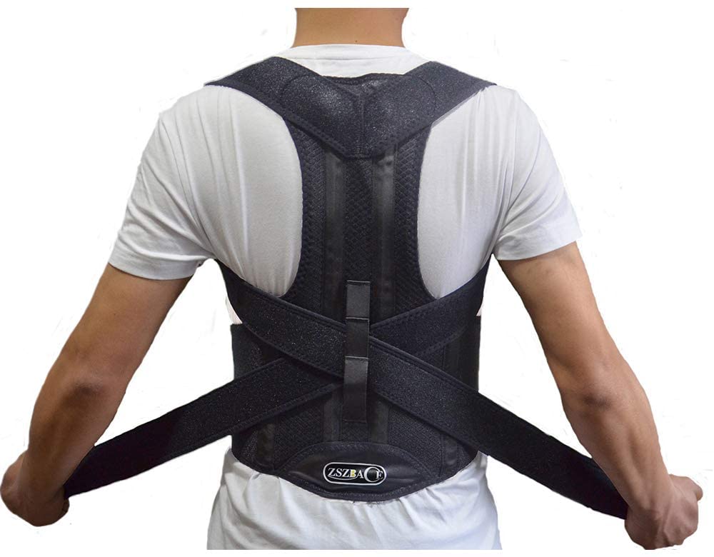 Back Brace Posture Corrector Clavicle Support Brace Medical Device to Improve Bad Posture, Thoracic Kyphosis, Shoulder Alignment, Upper Back Pain Relief for Men and Women