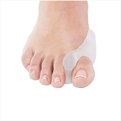 Gel Big Toe Bunion Guards & Toe Spreaders (2 Pieces) - Pain Relief for Crooked, Overlapping Toes