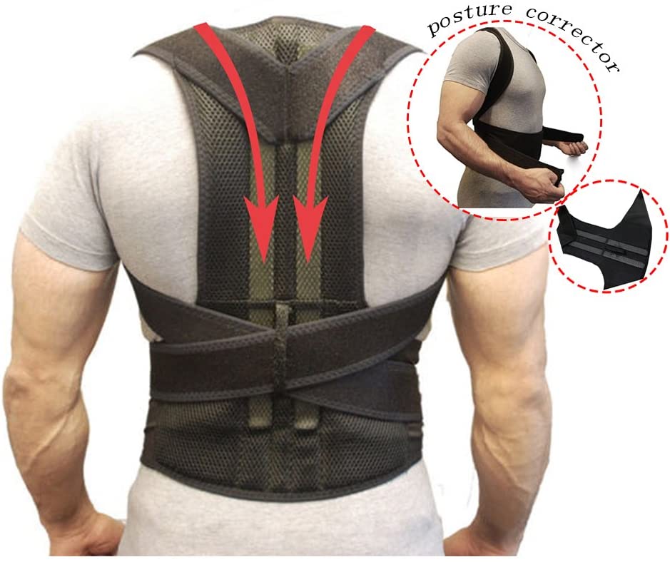 Wholesale Double Strong Auxiliary Support Bar Padded Posture Belt  Manufacturer and Supplier