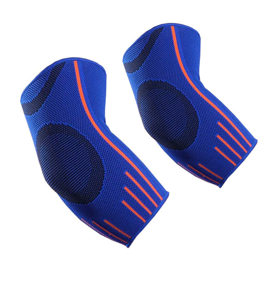 Elbow Compression Sleeve Support for Weightlifting, Tendonitis, Arthritis, Tennis Elbow and Arm Protection - Pair