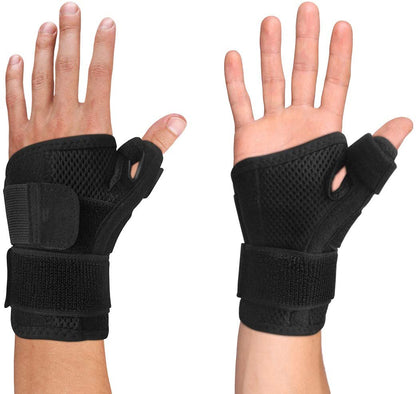 Thumb Brace - Thumb Spica Splint for Arthritis, Tendonitis and More. Fits Both Right Hand and Left Hand for Men and Women. Trigger Thumb Support Braces