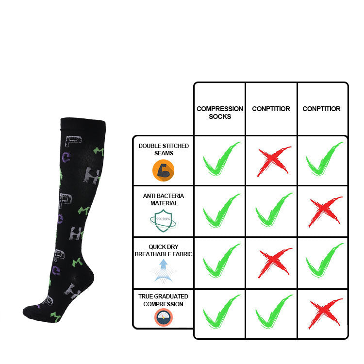 Compression Socks for Women & Men - Best Support for Medical，Circulation, Nurses, Running, Travel