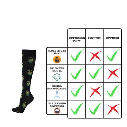 Zszbace Medical Compression Socks for Women & Men Circulation 20-30 mmHg Best for Running Nursing Hiking Travel