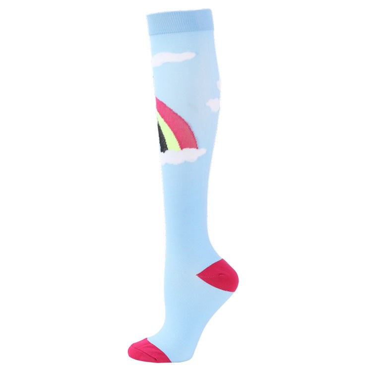 Compression Socks for Women Men Knee High Running Stocking 20-30 mmHg Nurse Medical and Athletic