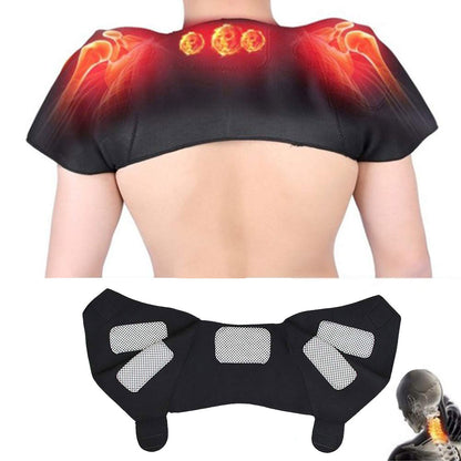 Tourmaline Warm Brace Self Heating Massage Belt for Neck Shoulder Support Brace