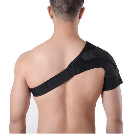 Black Single-Shoulder Support Brace