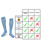Zszbace 1 Pairs Compression Socks for Men Women,  knee high Support Sock for Athletic Sport Nurse Medical
