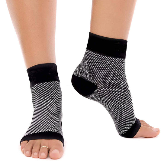 Plantar Fasciitis Socks - Compression Foot Sleeves for Men & Women, Achilles Tendonitis Pain Relief, Better than Night Splint Brace, Ankle Support, Heel Spurs, Eases Swelling