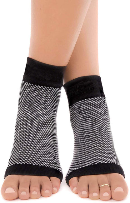 Plantar Fasciitis Socks - Compression Foot Sleeves for Men & Women, Achilles Tendonitis Pain Relief, Better than Night Splint Brace, Ankle Support, Heel Spurs, Eases Swelling