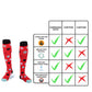 ZSZBACE Compression Socks for Women and Men 15-25 mmHg-Circulation Support Socks