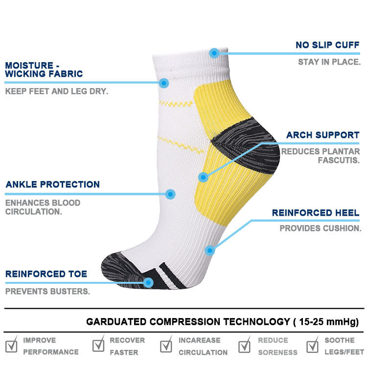 Ultralight Short Compression Socks, Women & Men