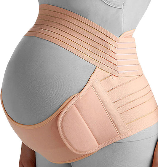 Belly Band for Pregnancy, Pregnancy Belt - Maternity Belt for Back Pain Prenatal - Pregnancy Support Belt with Adjustable/Breathable Material Back Support for Pregnant Women