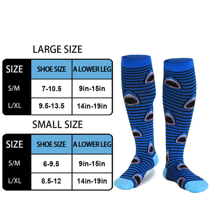 Graduated Copper Compression Socks for Women Men Circulation 20-30mmhg-Best Support for Running,Nursing,Hiking