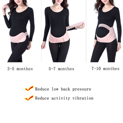 Pregnancy Belt - Belly Band for Pregnant Women to Support Back/Waist/Abdomen - Breathable & Adjustable Belly Brace